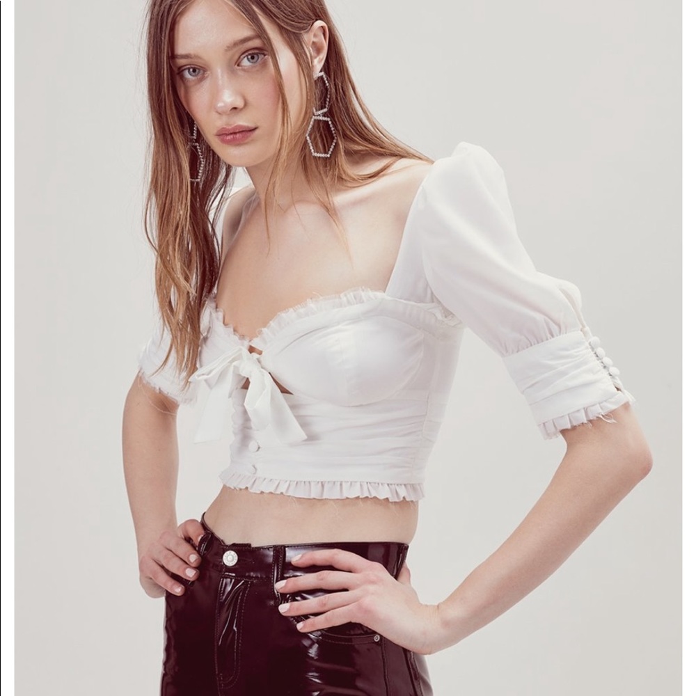 For love and lemons Royale crop top!
